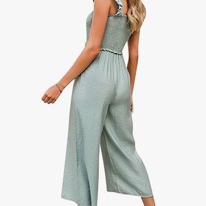 Pale teal jumpsuit